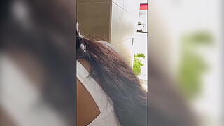 HORNY LATINA IS FUCKED IN PUBLIC BY HER LOVER