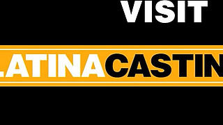 Petite Latina teenie jumps at the chance to get slammed by a big cock after blowjob