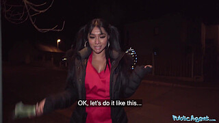 Public Agent Sexy Asian with fantasitc tits and ass seduced by his Rizz