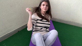 Breastfeeding Step Mother with cumming big cock was caught by her Step Son