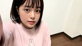 A black-haired who is usually a quiet, ordinary but who masturbates all the time at home.