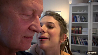 Fucking this young wet pussy hard and cumming in her mouth