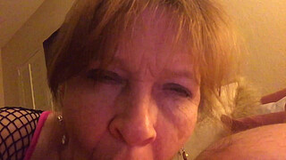 Granny's Cum Show & Swallow
