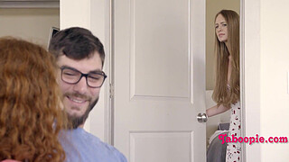 Busty Ginger Wants Her Step Bro's Stiffie But Rest Of The Fam Finds That Iffie