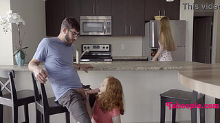 Busty Ginger Wants Her Step Bro's Stiffie But Rest Of The Fam Finds That Iffie