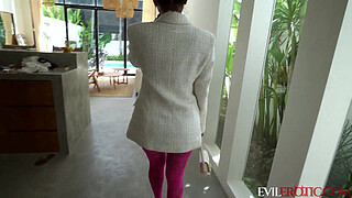 EVIL EROTIC Cute Asian Babe With Big Ass Fucked On The Motorcycle