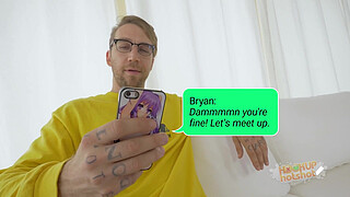 Bangin Black Beauty Chanell Heart Gets White Weiner!