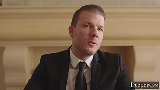 Deeper. Submissive Secretary Demi Gets Dominated & Spanked