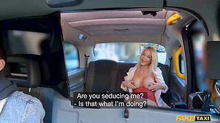 Fake Taxi Big tits British MILF Miss Sally cheating in public with big dick