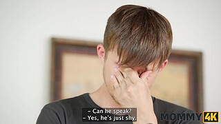 MOMMY4K. I fucked with my GF's Mom at the stepfamily party, her Colonel Stepdad and Granny joined