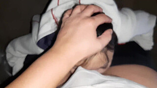 I caught my stepsister smoking a cigarette and so that I wouldn’t tell anyone, she licked my pussy (with conversations) - Lesbian Illusion Girls