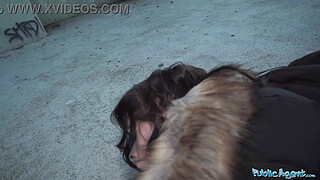 Public Agent Sexy Colombian babe sucks and fucks in public place