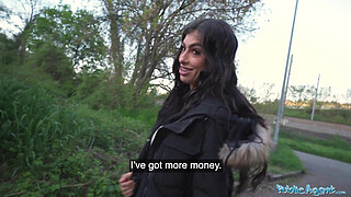 Public Agent Sexy Colombian babe sucks and fucks in public place