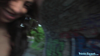 Public Agent Sexy Colombian babe sucks and fucks in public place