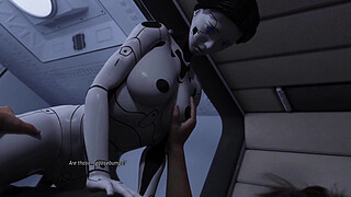 Projekt Passion Busty AI Sex Robot Gets Anal Fucking by Big Cock with Big Bouncing Tits