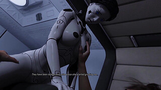 Projekt Passion Busty AI Sex Robot Gets Anal Fucking by Big Cock with Big Bouncing Tits