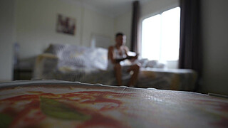 I squirted while the pizza delivery guy pounded my ass! I found a way to repay the pizza even without money!