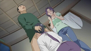 Lucky Guy Fucks his Step Mom and Step Sister - Hentai Uncensored [Subtitled]