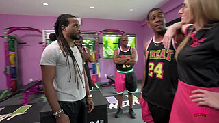 Hot Milf Slut Takes on 5 BBCs after the Game - Cory Chase - Taboo Heat