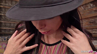 Rough Risky Public Amateur Anal Sex with sexy Bitch Jessy Jey at German Lost Place