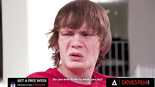 DEVILS FILM - Hot Big Titties MILF Lauren Phillips Titty Fucks Her Teen Stepson