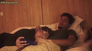 Watching a movie with my stepbrother and I accidentally swallowed his penis (they almost discovered us) ALISONGONZALEZ26