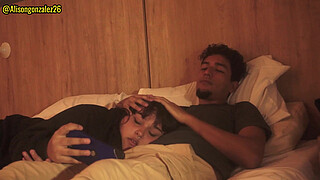 Watching a movie with my stepbrother and I accidentally swallowed his penis (they almost discovered us) ALISONGONZALEZ26