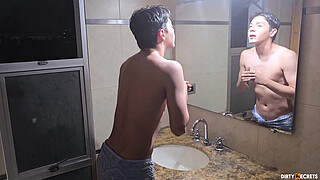 MY MAID GETS STUCK IN THE STAIRCASE AND I FUCK HER