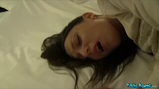 PublicAgent - teen college babe with tight petite body experiences her first huge cock in hotel room