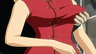 Hentai – Touching a Busty Japanese Teen in the Train [Uncensored]