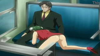 Hentai – Touching a Busty Japanese Teen in the Train [Uncensored]