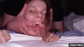 Netflix and Chill Escalated Quickly - Couch Potato Girlfriend Gets Wildly Penetrated