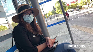 PutaLocura - Chilean Camila Bow is caught by Torbe and swallows his dirty milk powder