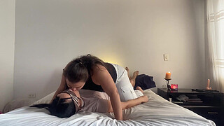 I fuck my best friend with a strap on