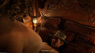 RDR2 Porn - Karen riding Arthur's dick
