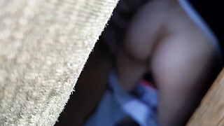 I spy on my stepsister masturbating in the barn - Lesbian Illusion Girls