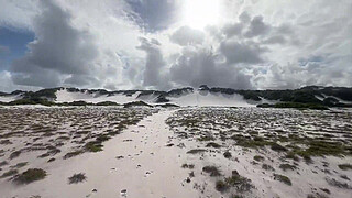 I went to do Putaria with my hot friends in a sandy desert