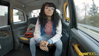 Fake Taxi She is barely 18 but she is in need of a pussy stretching big cock