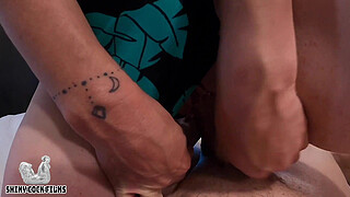 Stepmom Cures Stepson's Embarrassing Erection - Jane Cane, Shiny Cock Films