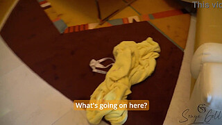 Caught my stepson jerking off on me!