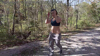 Humiliated Stepmom - Pants won't stay up