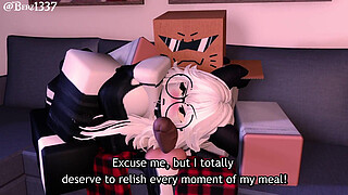 Demon Girl Piped Down