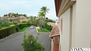 VIXEN Stunning Natural Beauty Ruby Reign Rides His Big Cock All Day