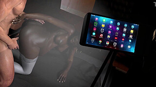 Rough Sex with a Black Pregnant Housewife