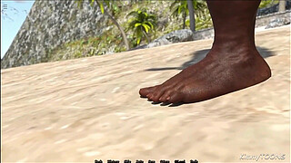 Lora Croft fucked by Big Dick Monsters on enchanted island