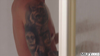 MILFY Cock-hungry realtor Penny can't resist his hard dick