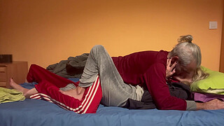 MULTI -ORGASMIC WIFE ENJOYING UNEXPECTED HOMEMADE SEX - SHE HAS THREE ORGASMS!!!!