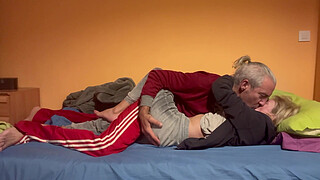 MULTI -ORGASMIC WIFE ENJOYING UNEXPECTED HOMEMADE SEX - SHE HAS THREE ORGASMS!!!!