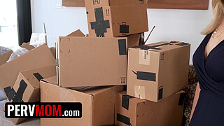 Stepmother Sucks Step-son's Dick During Erotic Photoshoot Session