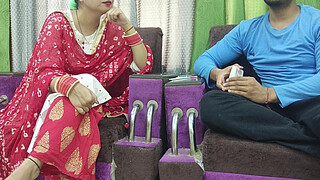 Stepsister bhabhi Lost Her Pussy in a Card Game